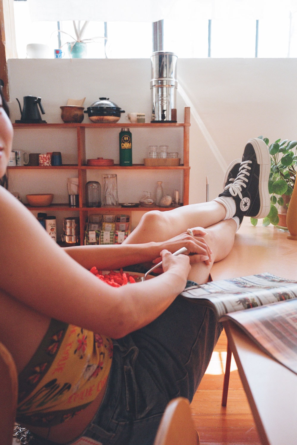 converse eunice chang style residency ctas cruise sneaker chuck taylor all star silhouette lace up high top shoe pink black blush skater skate 90s inspired los angeles california