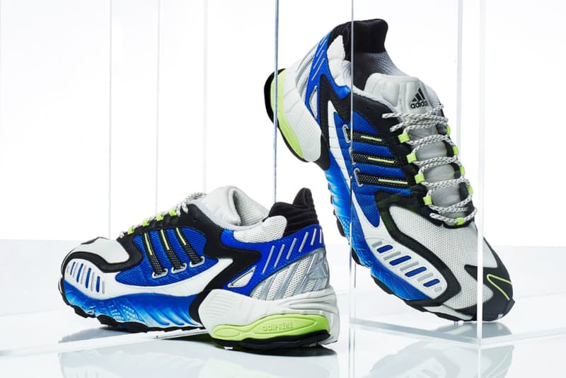 adidas Consortium Torsion TRDC sneaker trediac shoe shoes sneakers white neon green yellow blue black 2019 august release date info cost price buy