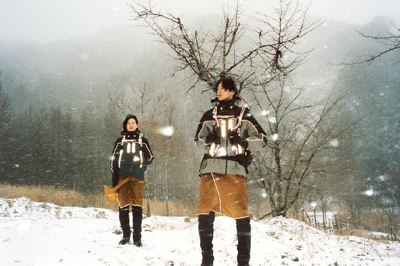 and wander japan label outerwear salomon collaboration fw20 fall winter look book