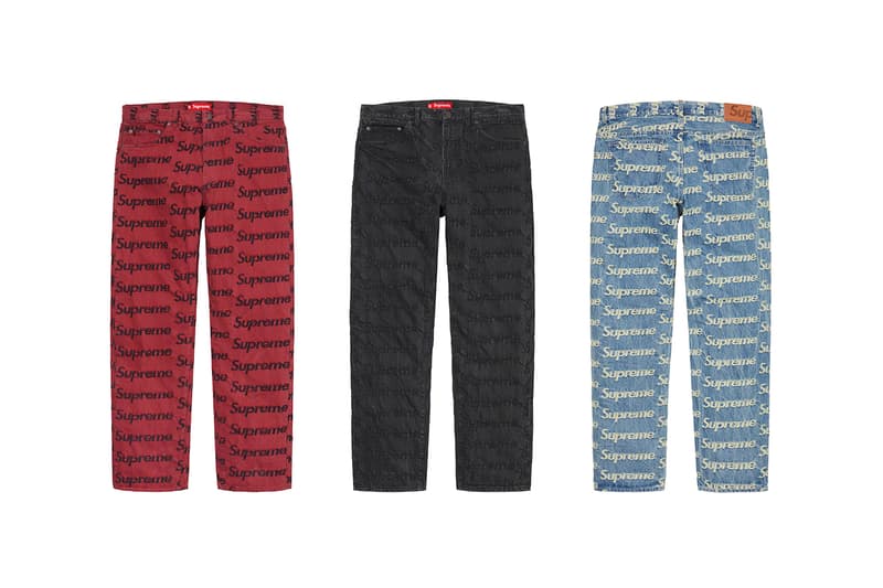 Supreme Spring/Summer 2021 Bottoms Pants Jeans gore-tex Clayton Patterson Dan Colen