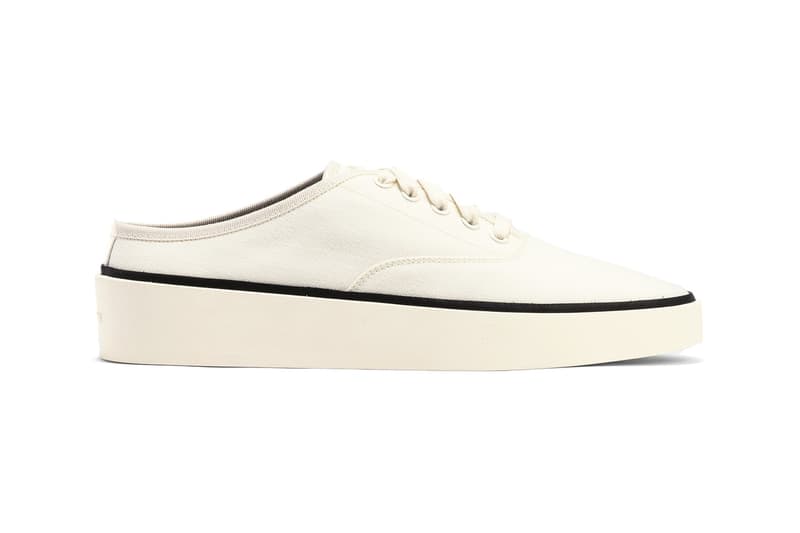 Fear of God Canvas 101 Backless Sneaker HBX Info release information