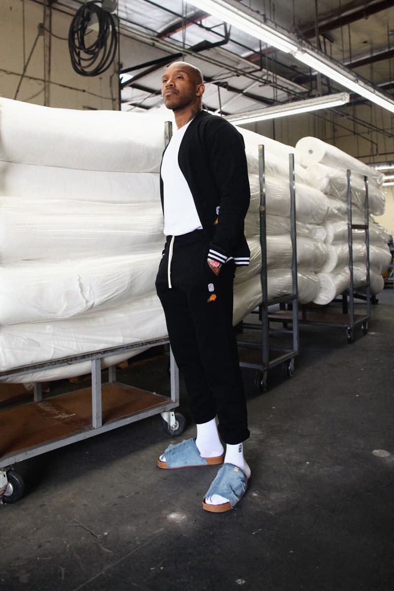 Standard Issue Tees Links Up With the NBA for Cardigan Sweatsuit Collection Fashion