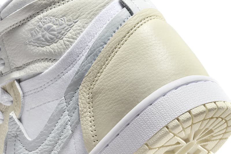 Official Look at the Air Jordan 1 MM High "Coconut Milk" FB9891-001 Release Info White/Pure Platinum-Sail-Coconut Milk-Summit White jordan brands swoosh jumpman michael jordan