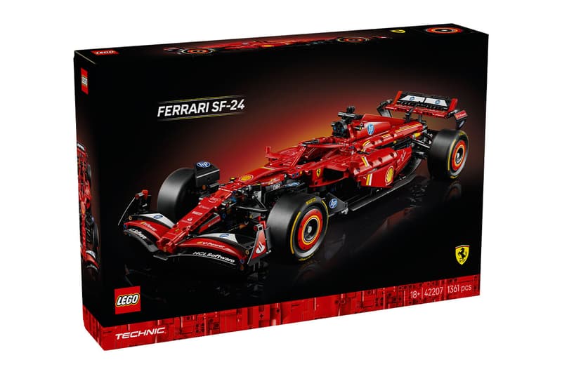 Ferrari x LEGO SF 24 F1 Technic Race Car Model Info