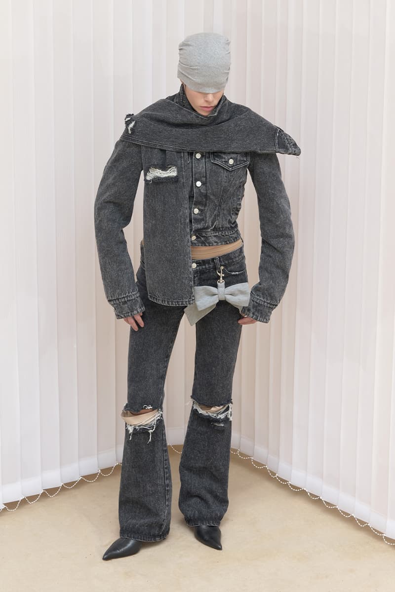 Natasha Zinko Pre-Fall 2025 Merges Corporate and Casual Silhouettes lookbook collection modern reality deconstructed hoodies signature subversive