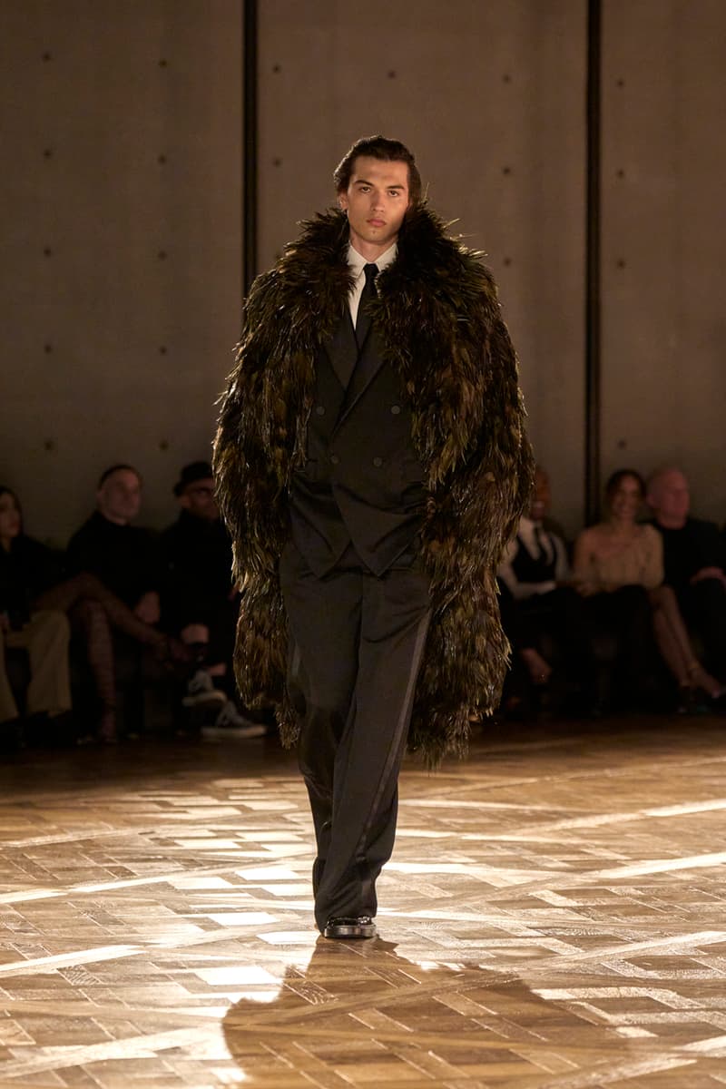 Saint Laurent Fall/Winter 2025 Collection Anthony Vaccarello Menswear Men's Runway