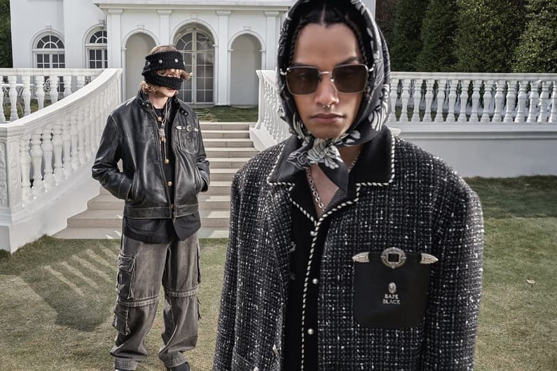 BAPE BLACK Releases luxe Motorcore spring summer 2025 Collection