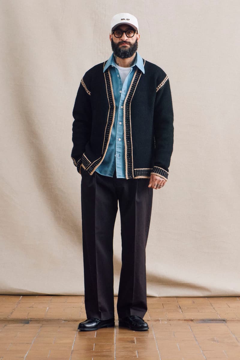 NN.07 Embraces the "In-Between Moments" for Pre-Spring 2026 release info copenhagen menswear the bear jacket copenhagen menswear carmy jacket knitwear