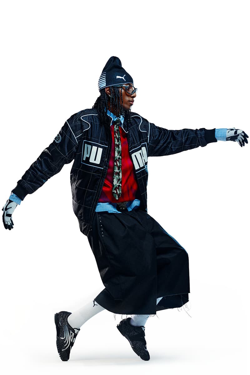 puma mostro metallic style spinner distruptive uniform fashion streetwear sneakers footwear hypebeast campaign video produced exclusive reflective 2000s y2k