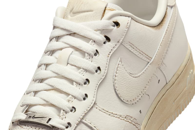 .SWOOSH Nike Air Force 1 Low Dirty Triple White HJ9346-100 Info release date store list buying guide photos price