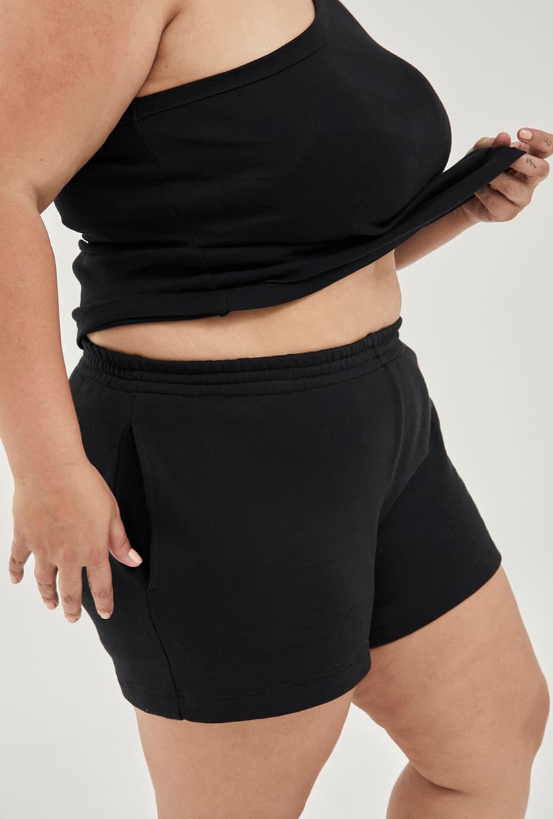 maggie marilyn somewhere sport loungewear sweatshirts track shorts tshirts sustainable eco-friendly dtc model announcement