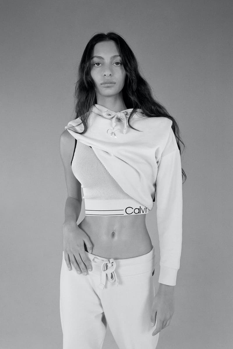Calvin Klein Womens Holiday 2021 Campaign Hoodie Pants