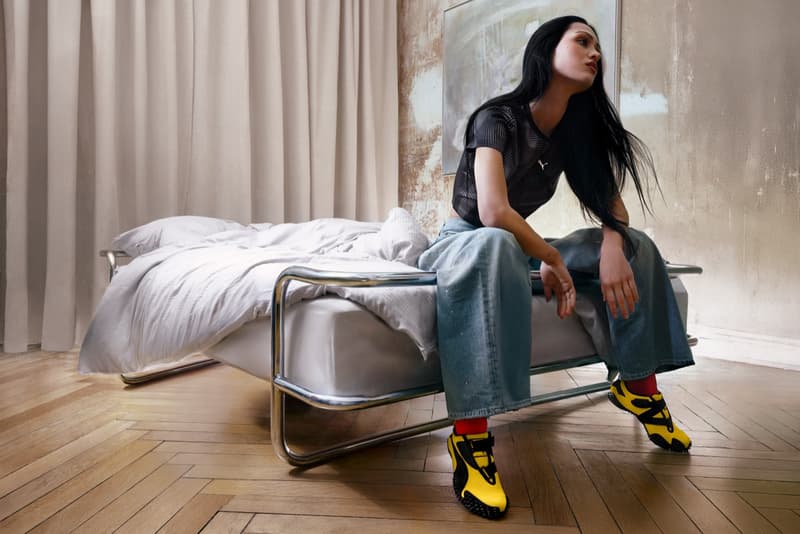 puma mostro, sneaker, amelia gray, model