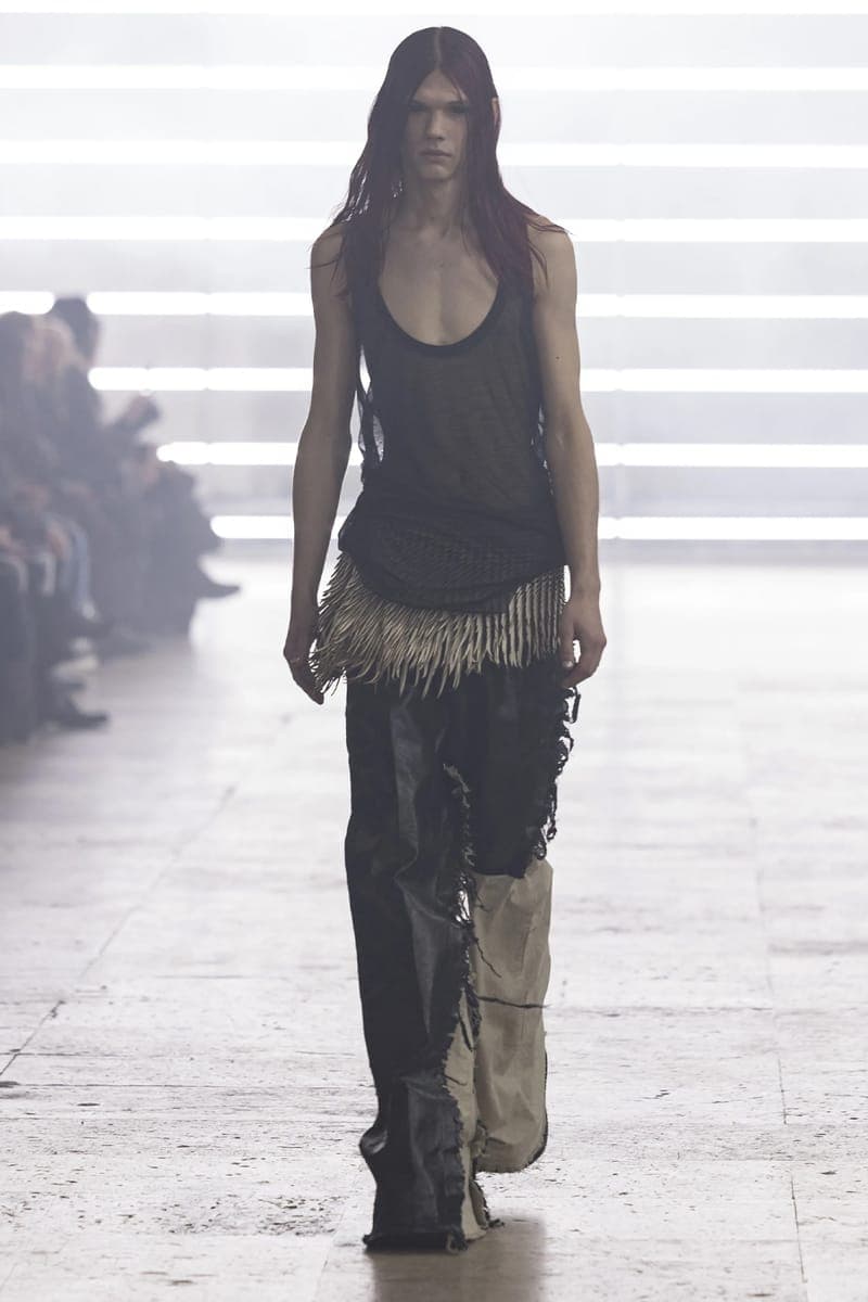 リックオウエンス 2025年秋冬メンズコレクション rick owens 2025 fall winter collection lookbook info